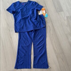 Blue Scrub Set